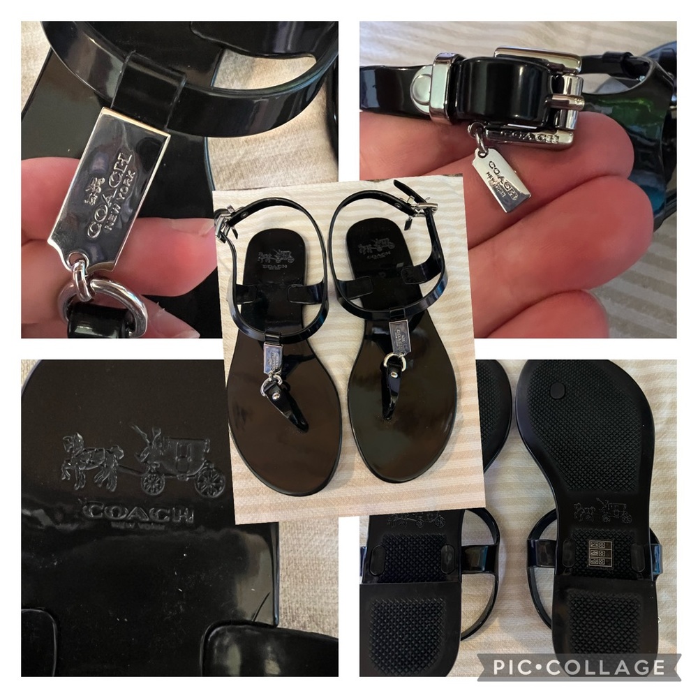 Coach sandals size 6